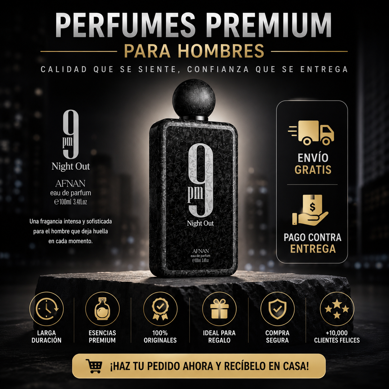 Colección de Perfumes ARABES AFNAN 9PM