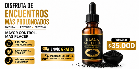 BLACK SEED OIL / ACEITE DE COMINO NEGRO (RETARDANTE SEXUAL)