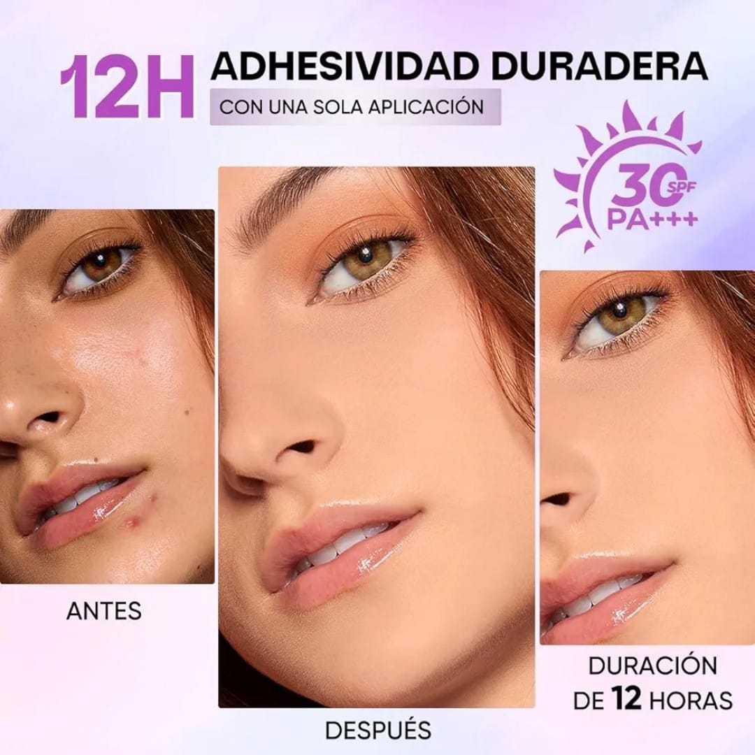 💥🥰BASE COREANA MINIMELI FULL COBERTURA 💫 A PRUEBA DE SUDOR Y AGUA 🥰💥