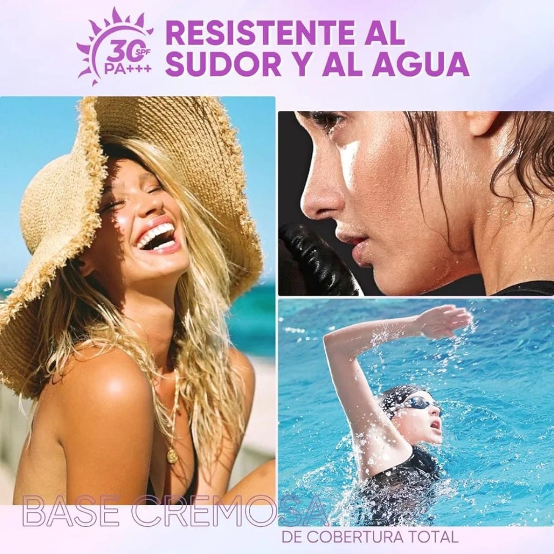 💥🥰BASE COREANA MINIMELI FULL COBERTURA 💫 A PRUEBA DE SUDOR Y AGUA 🥰💥
