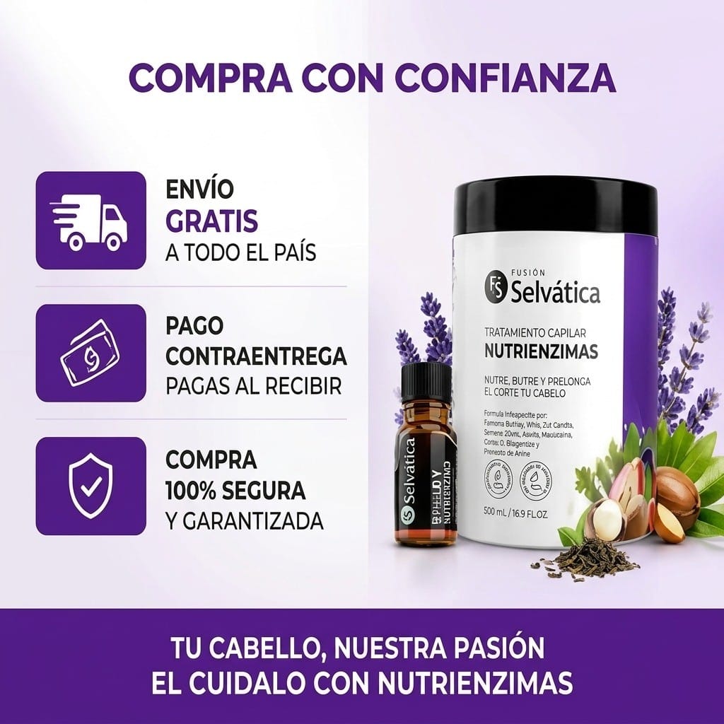 💥TRATAMIENTO ADIOS FRIZZ POR 500 ml✨FUSION SELVATICA💥