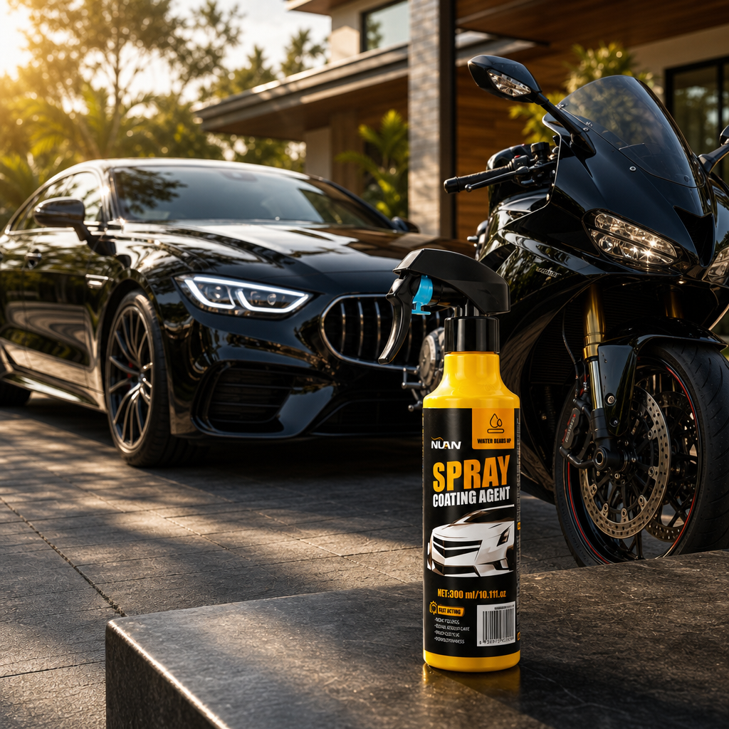 🔥🏍️Spray Cerámico Nanohidrófobo para Autos y Motos🏍️🔥