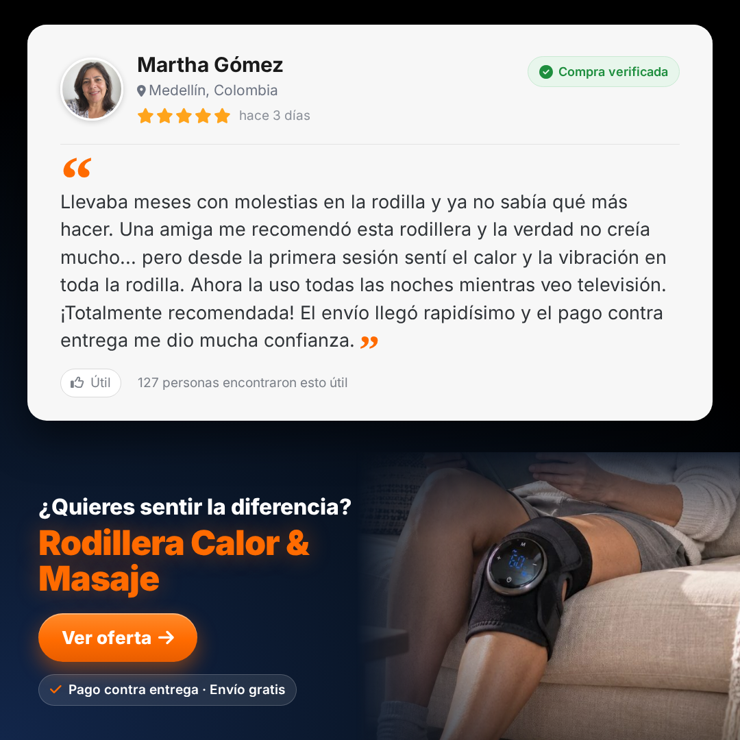 🔥💪 SÚPER RODILLERA Y HOMBRERA TÉRMICA RECARGABLE ♨️⚡ MASAJE CON CALOR Y VIBRACIÓN 🔋✨