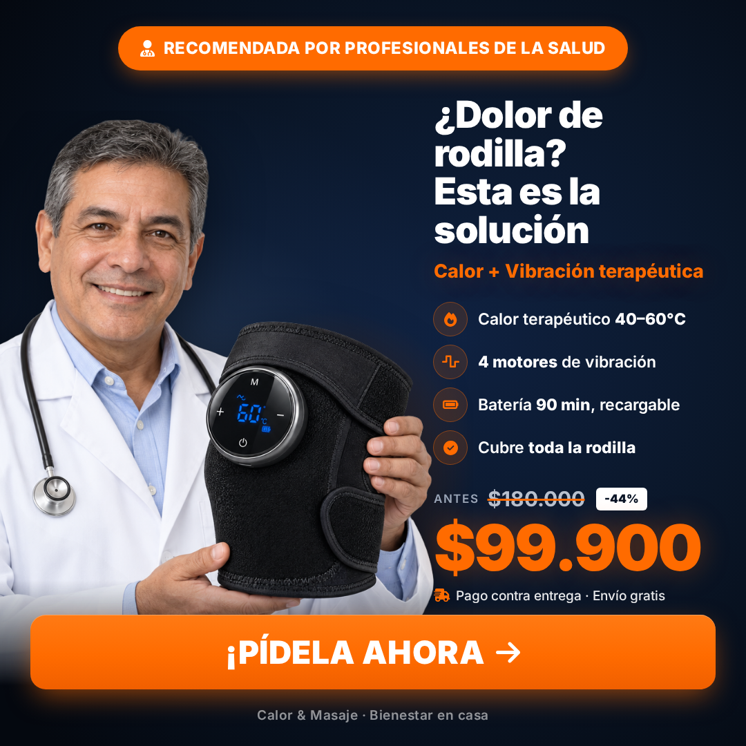 🔥💪 SÚPER RODILLERA Y HOMBRERA TÉRMICA RECARGABLE ♨️⚡ MASAJE CON CALOR Y VIBRACIÓN 🔋✨